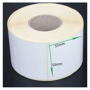 لیبل حرارتی کاغذی 50*55