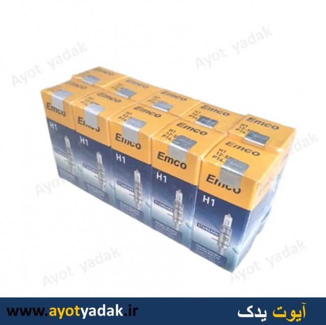 لامپ بی سیم   H 1   55 برند امکو  بسته 10 عددی -ارسال رایگان-گارانتی شش ماه-قیمت عمده