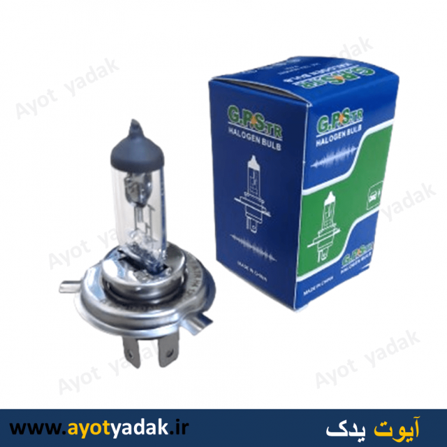 لامپ سه خار پایه H4 درجه یک برند GPS- ارسال رایگان -گارانتی شش ماه - قیمت عمده