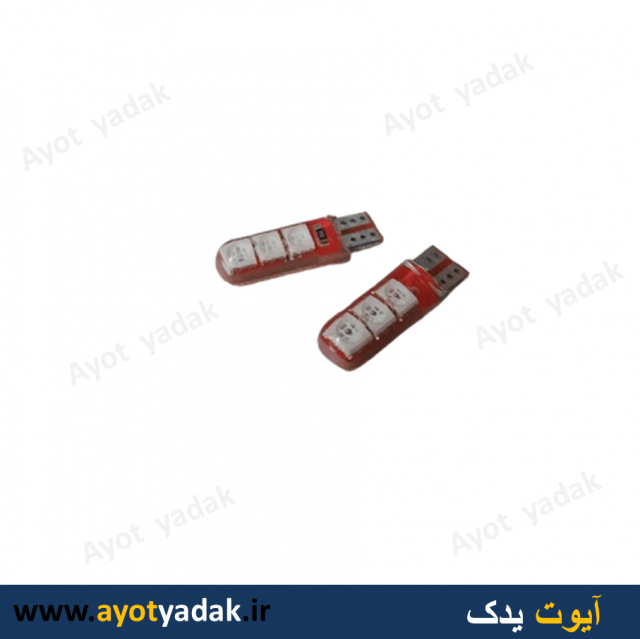 لامپ اس ام دی - 6 تایی ژله ای درجه یک  - قرمز- ارسال رایگان - قیمت عمده