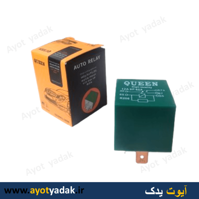 رله سبز برند کویین -ارسال رایگان-گارانتی شش ماه-قیمت عمده