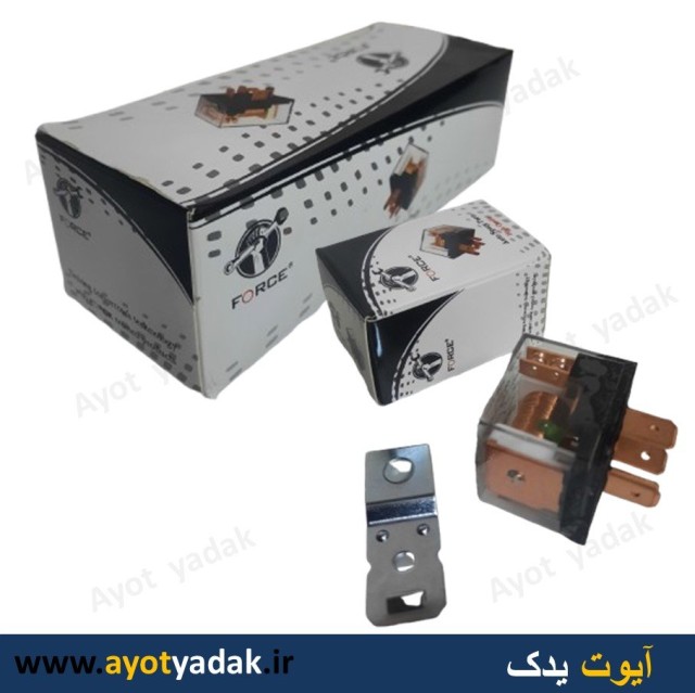 رله بوق 80 آمپر فورس پایه برنج دو پلاتین- گارانتی شش ماه - ارسال رایگان -قیمت عمده