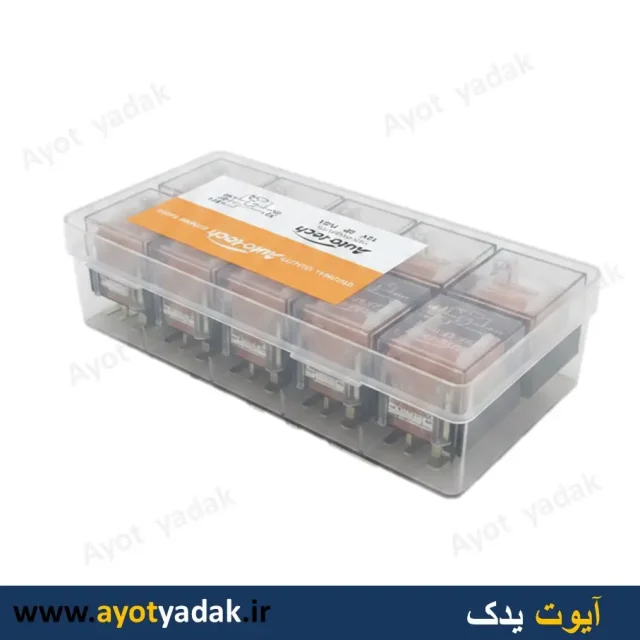 آفتامات رله بوق پایه برنج 100 آمپر auto tech  بسته 10 عددی درجه یک-ارسال رایگان-گارانتی شش ماه-قیمت عمده