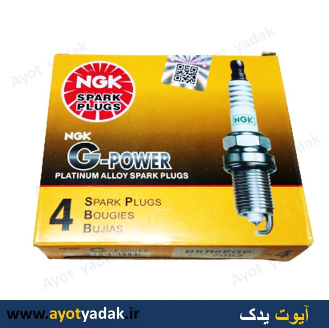 شمع سوزنی درجه یک پایه معمولی  ngk (بسته 4 عددی)