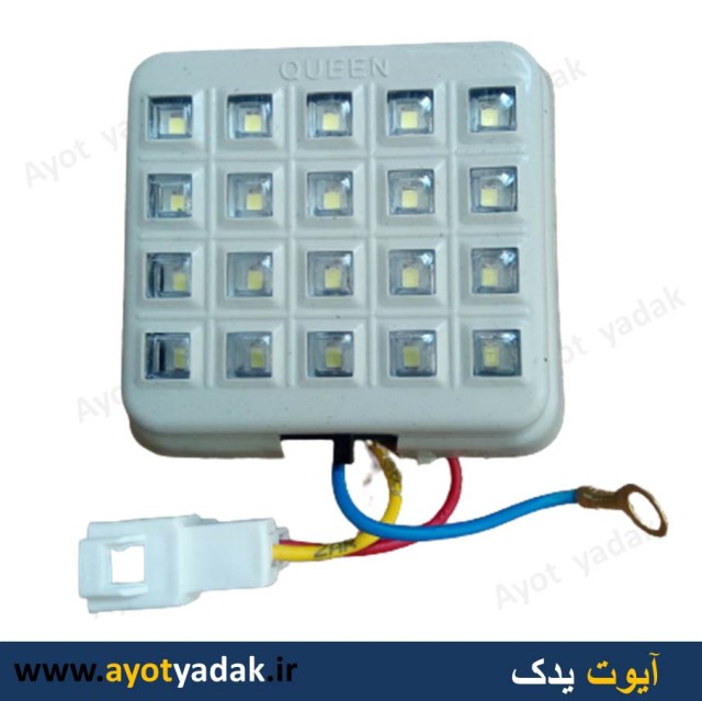 چراغ سقف پراید با کلید و smd (طرح قاب اس ام دی)