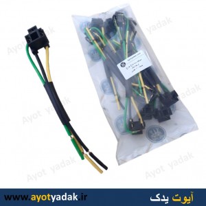 سوکت سه فیش چراغ جلو  پرچمی درجه یک  ( بسته 10 عددی) -ارسال رایگان-گارانتی شش ماه-قیمت عمده