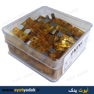 فیوز شیشه ای 20 آمپر ایرانی  ( بسته 50 عددی ) -ارسال رایگان--قیمت عمده