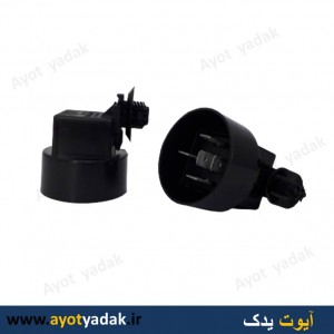 رله فن کلاه دار مشکی