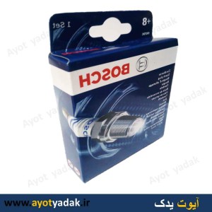 شمع بوش دو  پلاتین +9 انژکتور جرمنی کد305 (بسته 4 عددی) -ارسال رایگان-گارانتی شش ماه-قیمت عمده