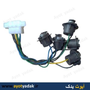 جا لامپی خطر عقب پراید 131 پنج  لامپ درجه یک-ارسال رایگان-گارانتی شش ماه-قیمت عمده