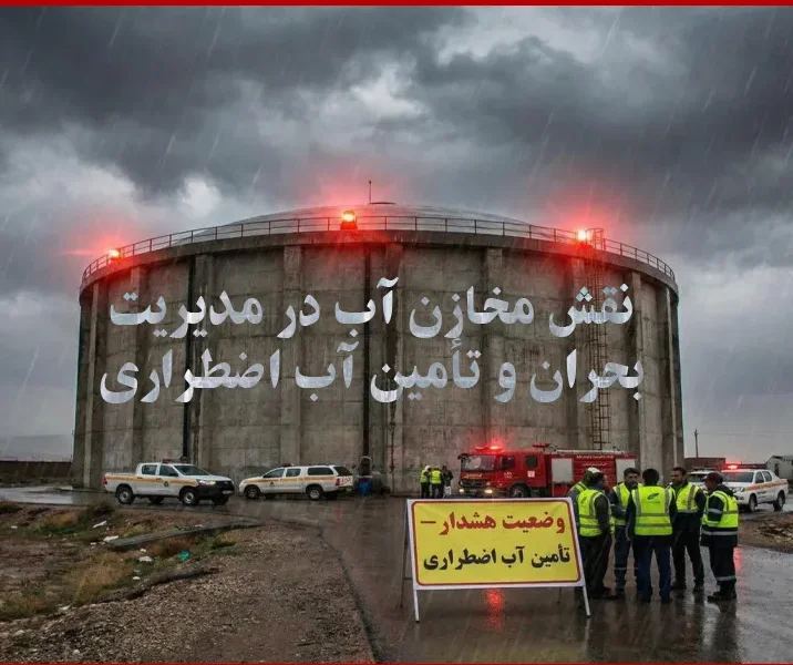 نقش مخازن آب در مدیریت بحران و تأمین آب اضطراری