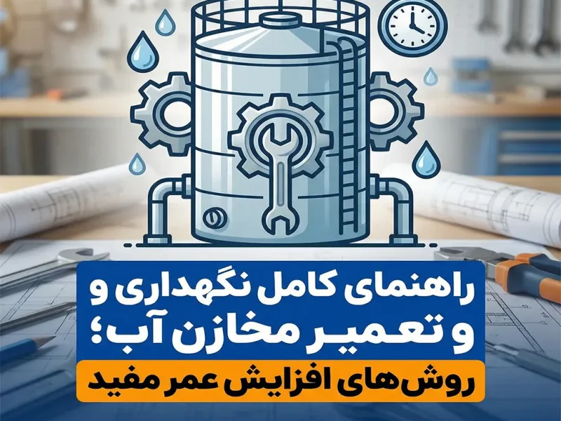راهنمای کامل نگهداری و تعمیر مخازن آب؛ روش‌های افزایش عمر مفید