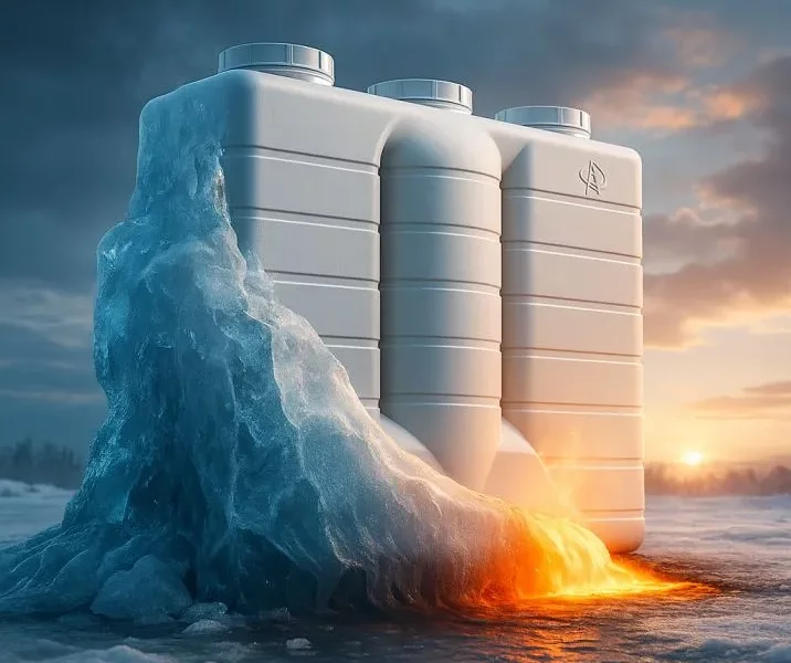 جلوگیری از یخ زدن آب در مخزن پلاستیکی؛ راهنمای کامل محافظت از منبع آب در زمستان