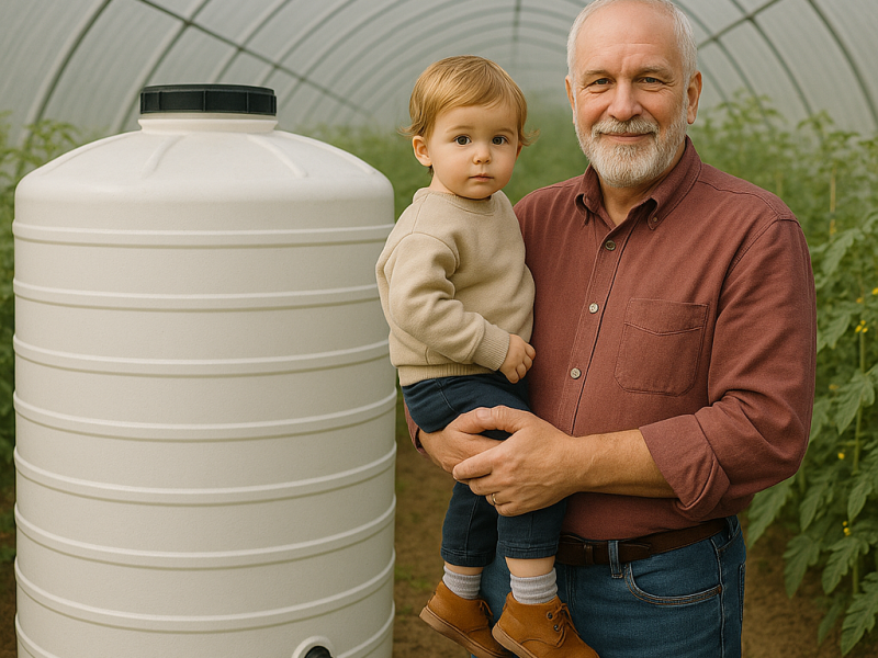 راهنمای خرید مخزن آب گلخانهای؛ بررسی انواع مدلها و ظرفیتها