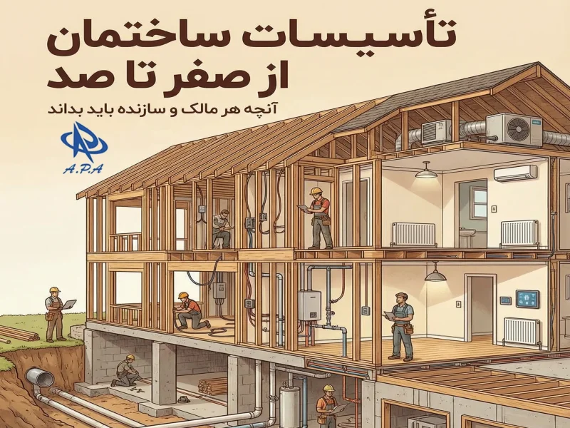تأسیسات ساختمان از صفر تا صد؛ آنچه هر مالک و سازنده باید بداند