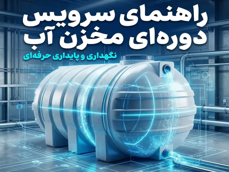 راهنمای سرویس دوره‌ای مخزن آب