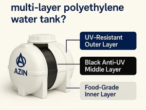 چگونه بهترین مخزن آب پلی‌اتیلن چندلایه را انتخاب کنیم؟ بررسی علمی لایه‌ها و کیفیت ساخت