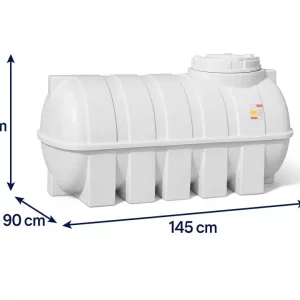 مخزن 800 لیتری سه لایه افقی