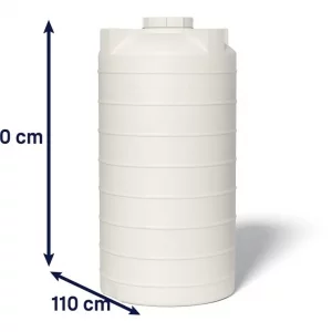 مخزن 2000 لیتری عمودی بلند سه لایه