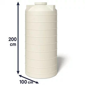 مخزن 1500 لیتری عمودی بلند سه لایه