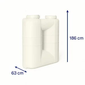 مخزن 1000 لیتری کتابی آسانرو سه لایه