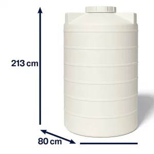 مخزن 1000 لیتری عمودی بلند سه لایه