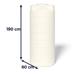 مخزن 500 لیتری عمودی بلند سه لایه