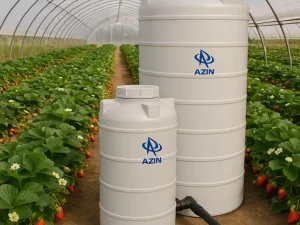 راهنمای جامع انتخاب و استفاده از مخزن آب پلی‌اتیلن در گلخانه‌ها