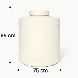 مخزن 300 لیتری عمودی سه لایه