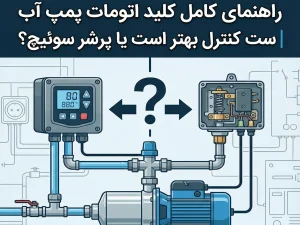 راهنمای کامل کلید اتومات پمپ آب | ست کنترل بهتر است یا پرشر سوئیچ؟ (مطلب)