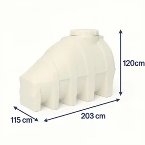 مخزن 1500 لیتری زیر پله سه لایه