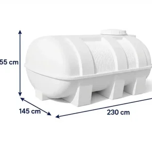 مخزن 3000 لیتری سه لایه افقی