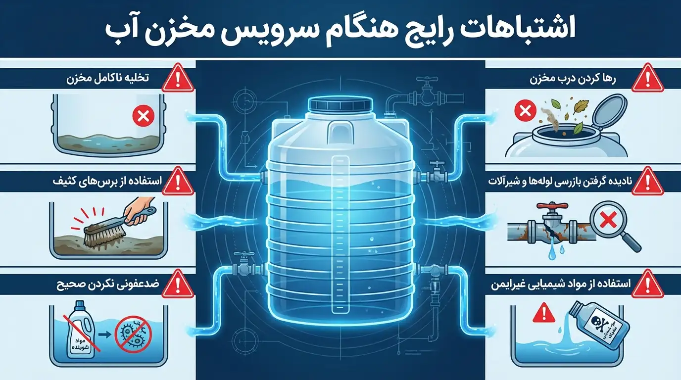  سرویس مخزن آب