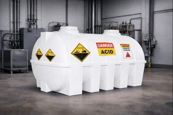 مخزن ذخیره اسید و مواد شیمیایی