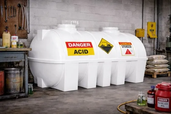 منبع ذخیره اسید و مواد شیمیایی