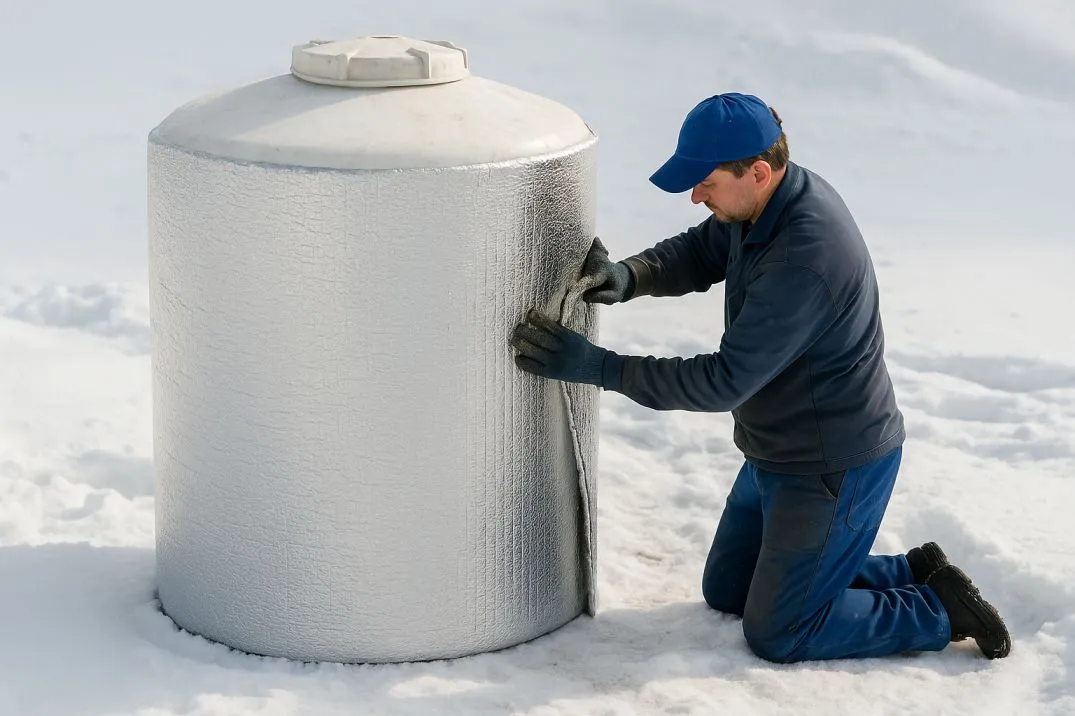عایق کاری مخزن آب