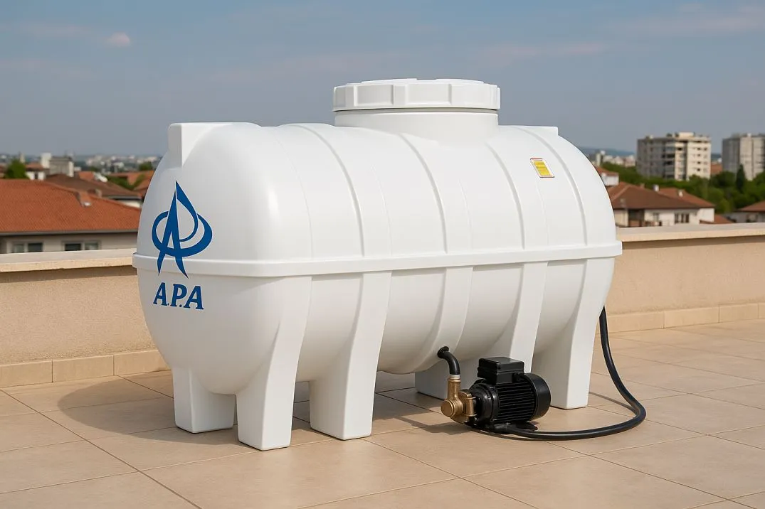 مخزن آب 4000 لیتری افقی