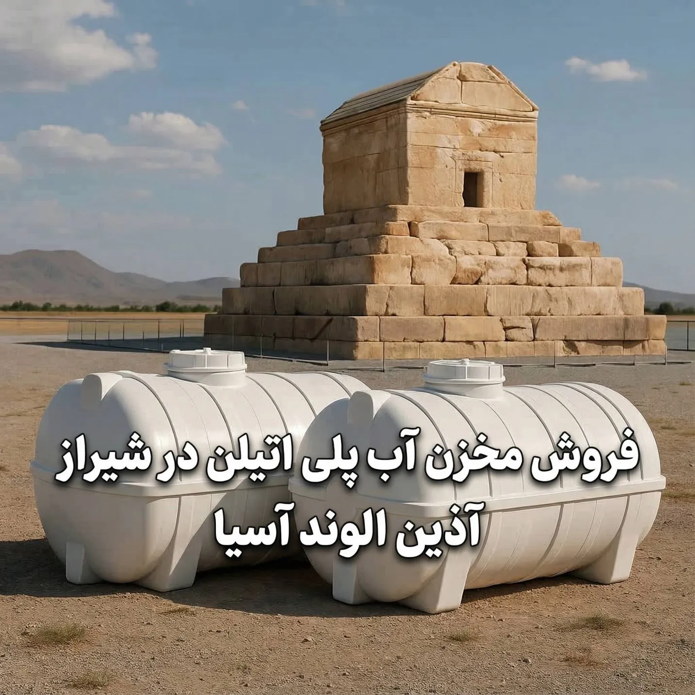 تانکر آب پلی اتیلن در شیراز