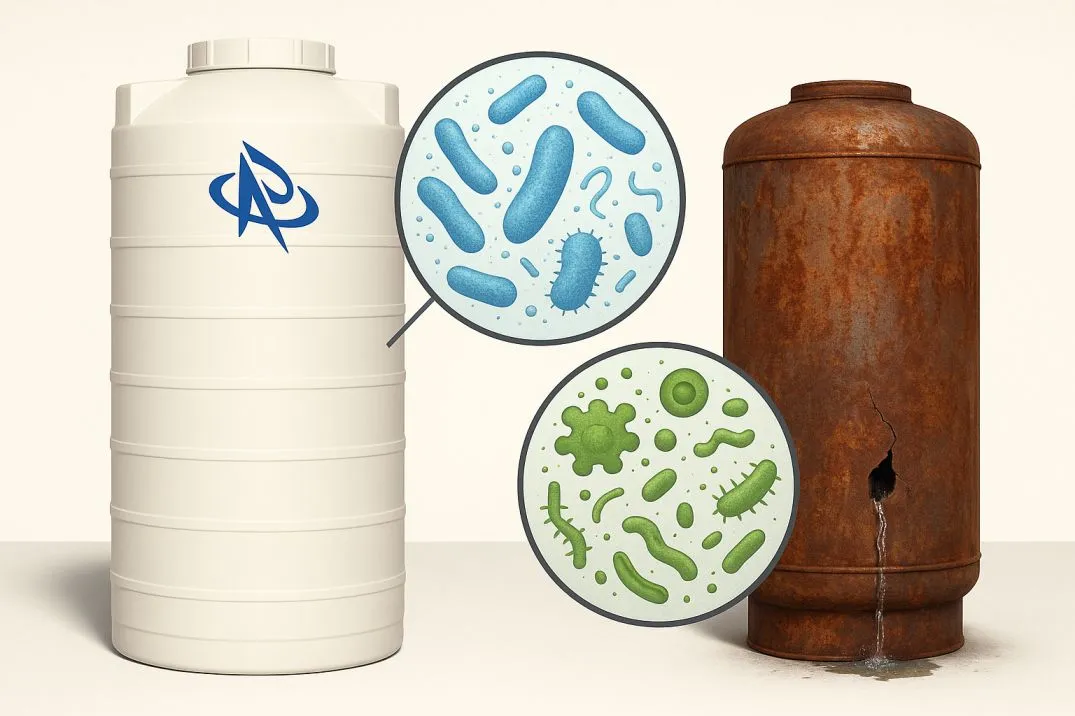 بهداشت مخزن پلی اتیلن گالوانیزه