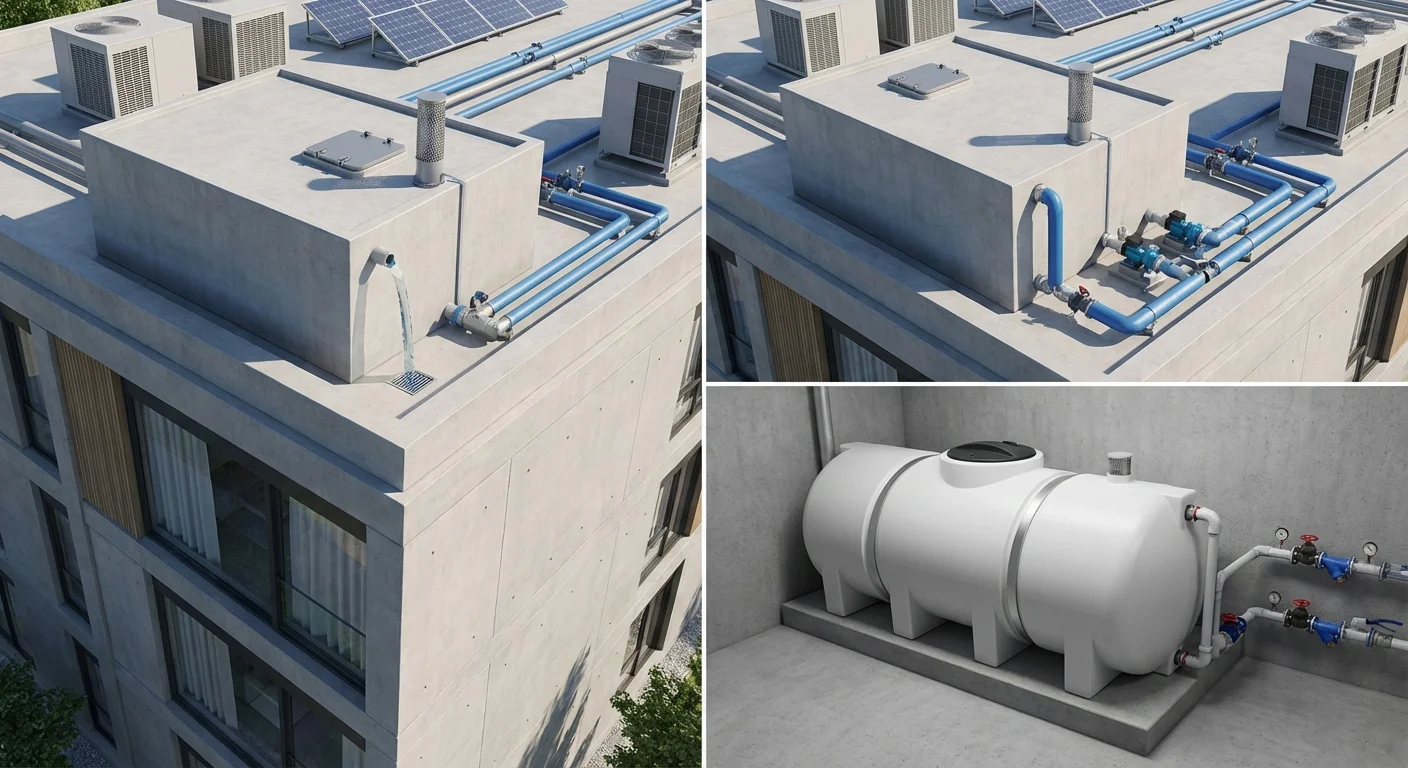 قوانین مخزن آب در ساهتمان