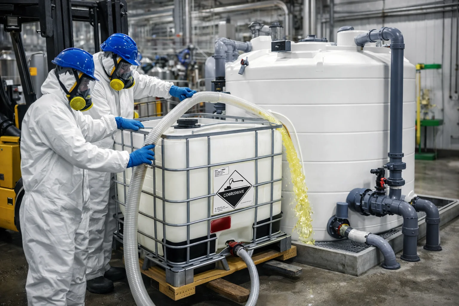 مخزن ذخیره هیدروکلریک اسید