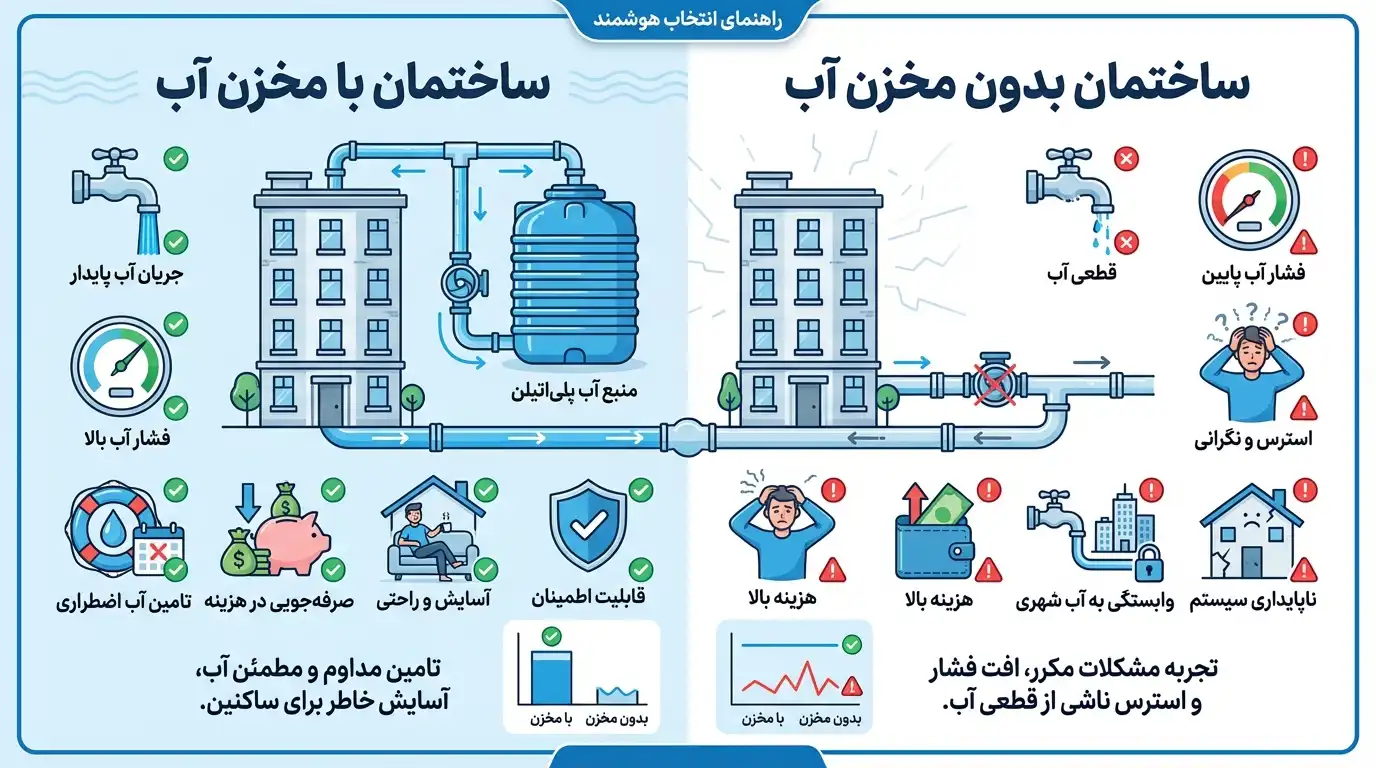 آیا میشود بدون مخزن آب زندگی کرد؟ واقعیتها را بدانید