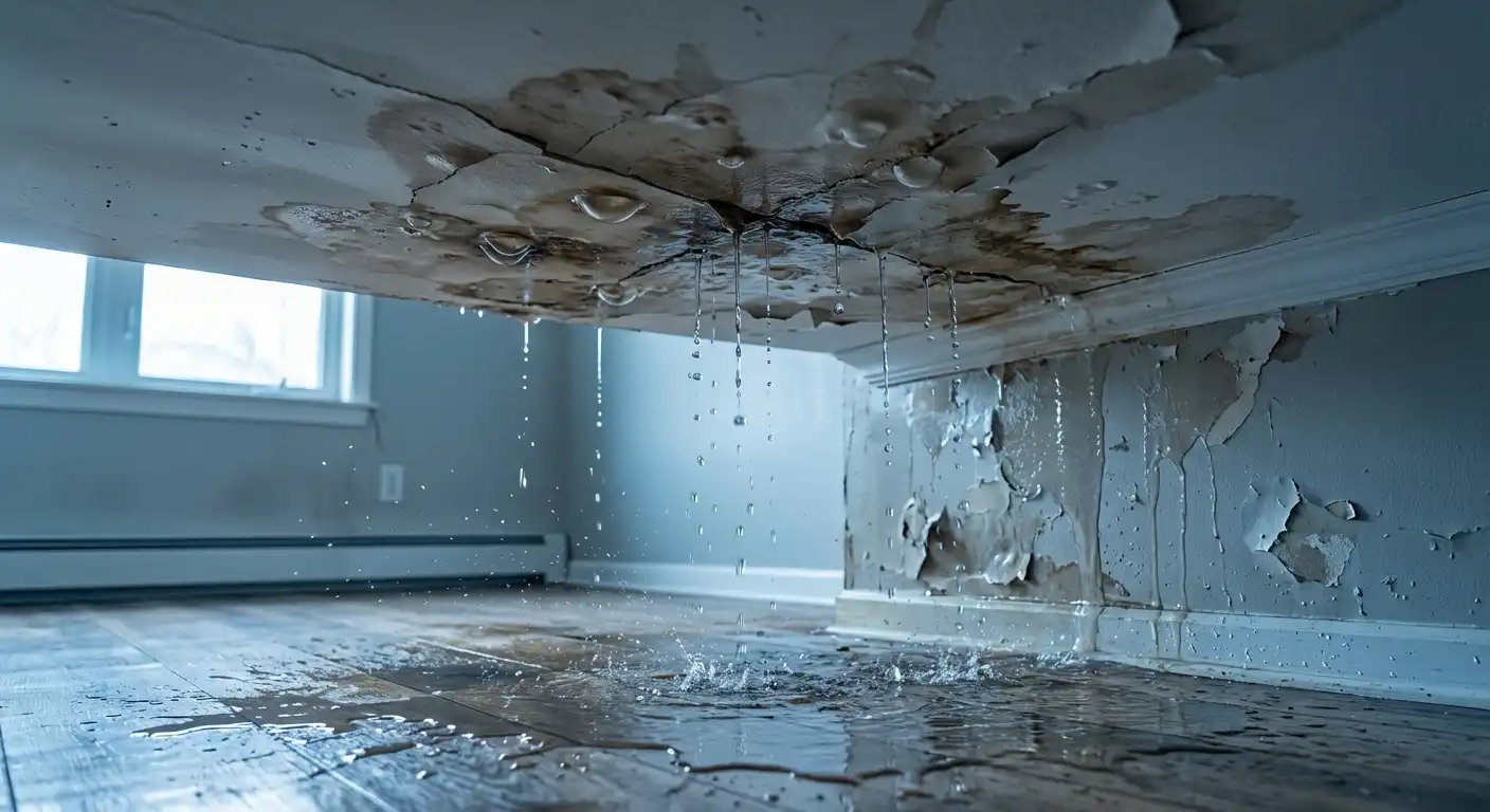 نشت آب از طبقه بالا به پایین