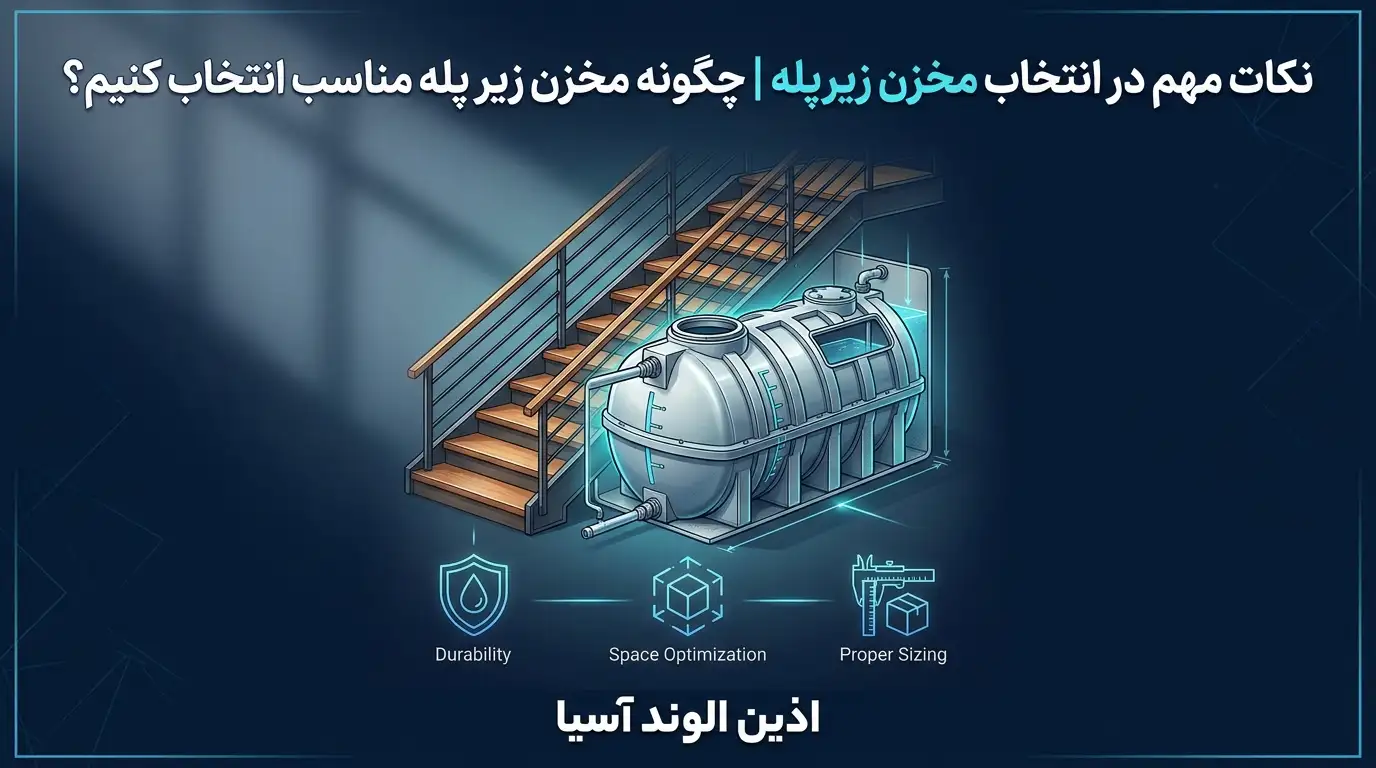 راهنمای خرید مخزن آب زیرپله