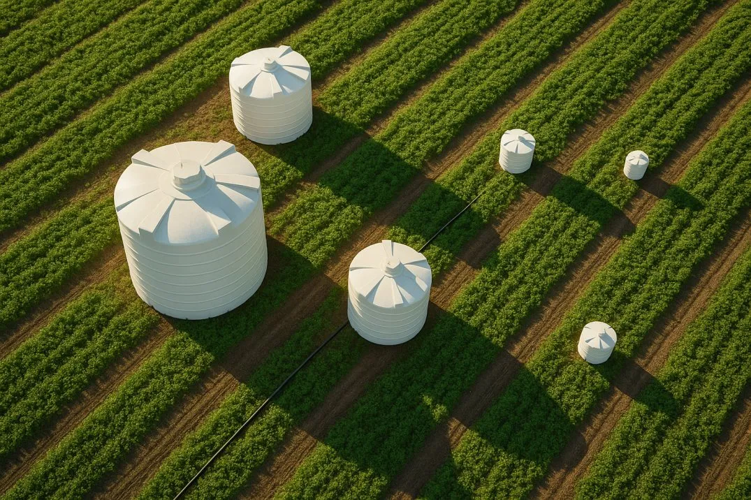 مخازن آب کشاورزی مزرعه و باغ