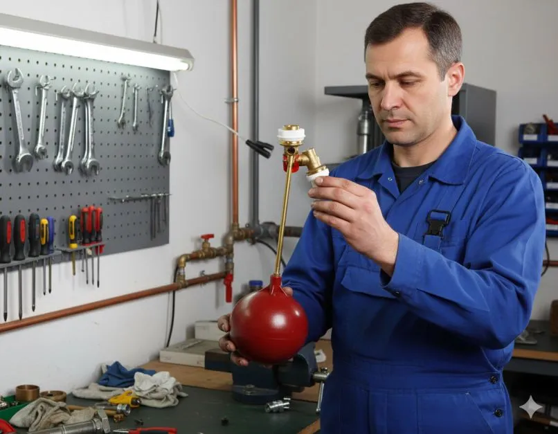 شناور برنجی مخزن آب 