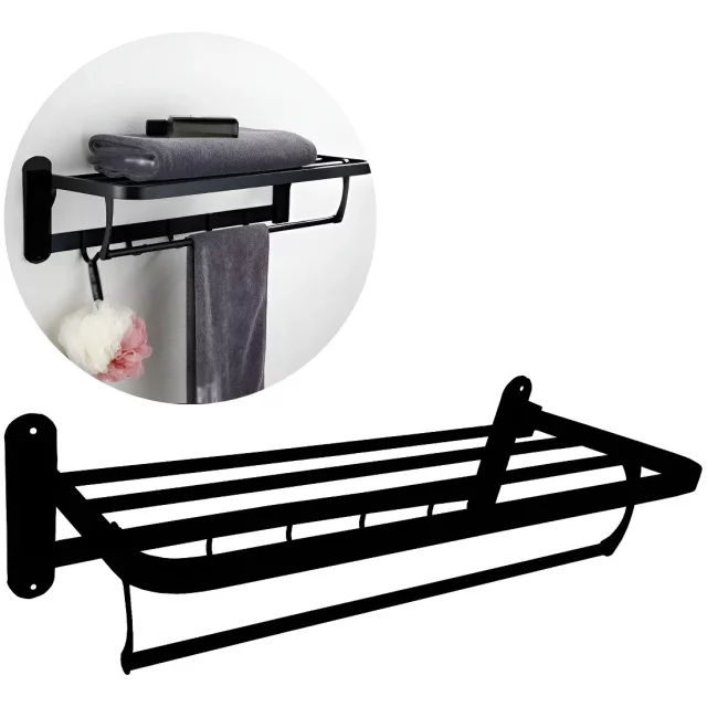 رخت آویز  60cm  تاشو R59 - مشکی