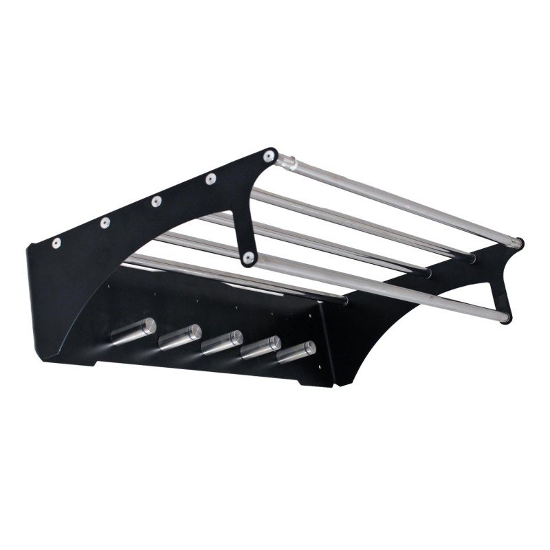 رخت آویز دیواری ثابت  J610 - مشکی