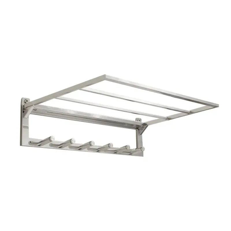 رخت آویز تاشو J650 - استیل (60cm)
