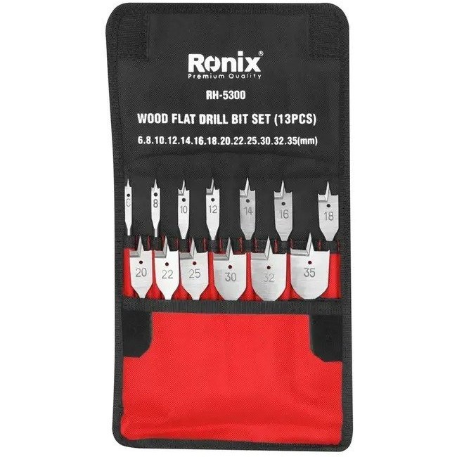 ست 13 عددی مته برگی مدل RONIX 5300